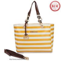 michael kors striped groot geel boekentassen Shop Groningen az75h532